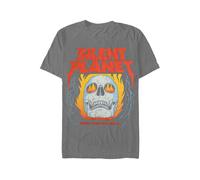 Silent Planet - Skull Flame Charcoal - T-Shirt - grey - M - 100% Cotton,Jersey M