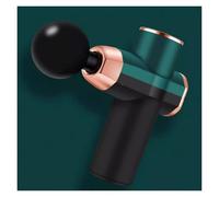 Silent Plastic Massage Gun with 4 Massages Heads Powerful Percussion Massager Deep Tissue Massager Silent Brushless Motor Compact(Grn)