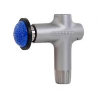 Silent Plastic Massage Gun with Heat and Cold Rechargeable Handheld Massagers Compact Percussion Massager Home and Office Use Compact(Silver)