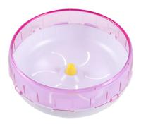 Silent Plastic Pink 21cm Wheel Exercise Hamster for Small Pets