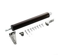 Silent Pneumatic Buffer Door Closer Automatic for Smooth Closing, Aluminum Alloy Construction, Adjustable Speed for Household and Public Restroom Doors (Brown)