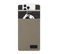 Silent Pocket SLNT Faraday Bag Smartphone Sleeve w Leather or Waterproof Nylon, Signal Blocking Device Shielding for iPhone, Samsung Galaxy, Most Phones, Privacy & Anti-Hacking (Small, Light Grey)