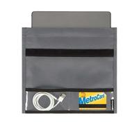 Silent Pocket SLNT Quick Access Smartphone Faraday Bag Technology - Waterproof Signal Blocking Nylon, Device Shielding for Tablets for Travel, Privacy, Anti-Hacking (Charcoal Grey, X-Large)