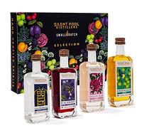 Silent Pool Distillers Gin Miniatures Gift Pack Selection - Artisanal, Handcrafted Mixed Gin & Cordial Gift Pack (4 x 5cl Bottles)