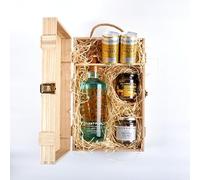 Silent Pool Gin 70cl Gift Set - Includes Fever-Tree tonics, Luxury Nibbles, for Gin Lovers, Gin Gift Set, Gifts for her, Gin Hamper