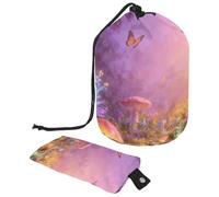 Silent Pumice Fields Compact Hanging Toiletry Bag with Clear PVC Pockets