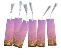 Silent Pumice FieldsElegant Metal Bookmark Set with Page Holder