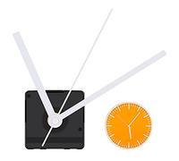 Silent Quartz Clock Mechanism Kit, Long Shaft Wall Clock Motor Movement Repair Parts, Silent Clock Mechanism Kit for DIY Crafts, White Hands, Electric Clock Movements Suitable for 8-12mm Maximum Dial