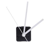 Silent Quartz Clock Mechanism Kit, Long Shaft Wall Clock Motor Movement Repair Parts, Silent Clock Mechanism Kit for DIY Crafts, White Hands, Electric Clock Movements Suitable for 8-12mm Maximum Dial