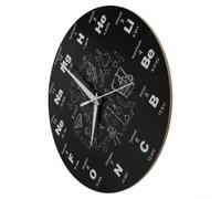 Silent Quartz Wall Clock 12 Inch Periodic Table Design(A)