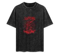 Silent Red Thing Silent Hill Pyramid Head Heavy Metal Band Unisex T-Shirt Graphic Top Printed Tee Mens Black Shirt XL