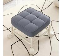 Silent Rolling Stool Purple - Perfect for Makeup Cleaning Office Use Low Profile Design Comfortable Seating for Getting Dressed or Grooming