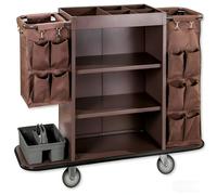 Silent Room Service Cart with Lockable StoTrolley forResort & Spaand Accessories& Convenient Solut