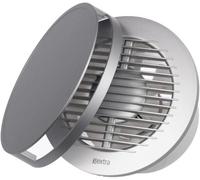 Silent Round Bathroom Extractor Fan 125mm / 5" With Timer And Satin Front Cover