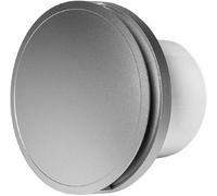 Silent Round Bathroom Extractor Fan 150mm / 6" With Timer And Satin Front Cover