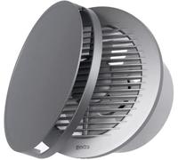 Silent Round Bathroom Extractor Fan 150mm With Satin Front Cover