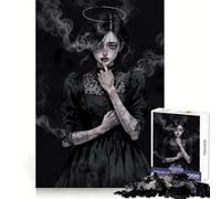 Silent Secrets︰ Dark Angel Portrait 1000 Pieces Jigsaw Puzzles for Adults Think Smart Toy Quiet Fun Accurate Cut 50x75cm