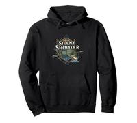 Silent Shooter Bowfishing Precision Archer Angler Pullover Hoodie