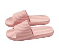 Silent Slippers Slides Women Men for Bath Shower Size 6 Open Toe Garden Slippers Sandals Anti-Slip Indoor & Outdoor Spa Pool Gym House Bathroom Shower Shoes Pink