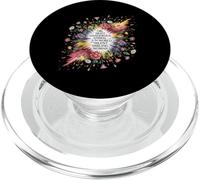 Silent Smiling Woman Most Dangerous Animal PopSockets PopGrip for MagSafe