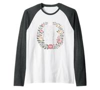 Silent Smiling Woman Most Dangerous Animal - Raglan Baseball Tee