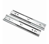 Silent Soft-Close Drawer Slides Stainless Steel Ball-Bearing Guides 3-Section Ra for Keyboard Support Heavy-Duty Drawer Runners Smooth Sliding Mechanism