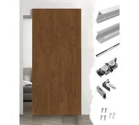 Silent Soft-Close Sliding Door Hardware Kit 13FT Invisible Pocket Door System for Hidden and Floating Panels No Track Rail Perfect for Modern Interiors
