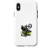Silent Speed Wheelie Rider Urban Bike Graphic Case for iPhone X/XS