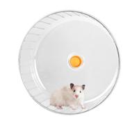 Silent Spinner Hamster Wheel, Quite Hamster Running Wheel Washable, 17cm/ 6.69Inch Hamsters Exercise Wheels Transparent, Plastic Small Animal Exercise Wheels for Gerbil Dwarf Rat Mice