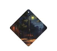 Silent street Car Fragrance Air Freshener - Fresh Car Smell Good Holder & Diffuser Suitable for Automobiles Households