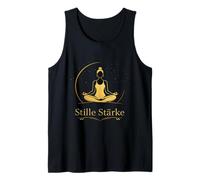 Silent Strength - Yoga Silhouette for Balance & Focus Tank Top