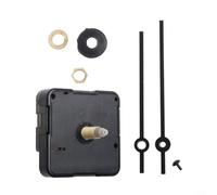 Silent Sweep Wall Clock Movement with Long Threaded Stem 56x56x16mm Body Size for Clocks up to 35cm Diameter Repair or Replacement Use (B)