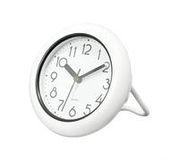Silent Tick-Free Waterproof Clock with Strong Suction Cup for Bathroom Mirror Shower Tile Wall Mount (wall clock)