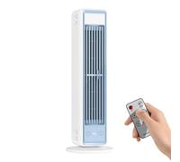 Silent Tower Fan, Standing Quiet Bladeless Tower Fan, High Velocity LED Display Cooler, Personal Cooling Device For Living Room Office Dorm Home Rv House Indoor Outdoor Kitchen Garage