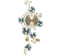 Silent Wall-Clocks,Butterfly Wall Clock Large Creative Modern Handmade for Kitchen,Living Room,Office,Bedroom(Size:M)