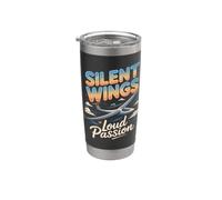 Silent Wings Loud Passion Gliding Glider Soaring Stainless Steel Insulated Tumbler