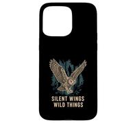 Silent Wings Wild Things Owl Forest Nature Lover Case for iPhone 15 Pro Max