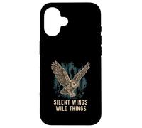 Silent Wings Wild Things Owl Forest Nature Lover Case for iPhone 16
