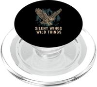 Silent Wings Wild Things Owl Forest Nature Lover PopSockets PopGrip for MagSafe