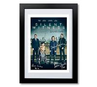 Silent Witness Cast Signed Autograph A4 Poster Photo BBC TV Show Series Season Framed Memorabilia Gift (BLACK FRAMED & MOUNTED)