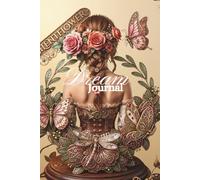 SilentFlower Dream Journal: Victorian Steampunk Dot Grid Notebook for Manifesting Dreams: A Timeless Sanctuary for Midnight Thoughts, Subconscious ... 120 Pages, Elegant Floral Steampunk Interior