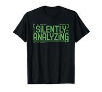 Silently Building Spreadsheet Data Analyst Identity Humor T-Shirt