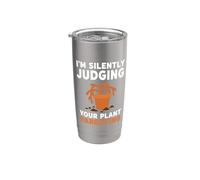 Silently Judging Plant Parenting Stainless Steel Insulated Tumbler