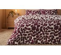 Silentnight 10.5 Tog Leaf Print Reversible Coverless Duvet Set: Olive Leaf/Double