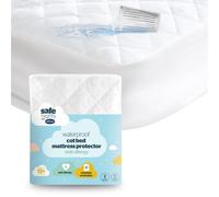 Silentnight 140x70 Cot Bed Waterproof Quilted Mattress Protector, AntiAllergy