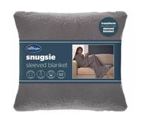 Silentnight 2-IN-1 Snugsie Wearable Blanket Sleeve Foot Pocket Soft Teddy Fleece