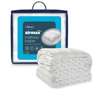 Silentnight Airmax 1000 Single Mattress Topper - Extra Thick Deep Fitted Mattress Enhancer with 10cm Thick Cushioning, Mesh Sides to Increase Airflow