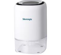 Silentnight Airmax 300 Dehumidifier - Small 1000ml Air Dehumidifier for Home Bedroom Bathroom with Quiet Peltier Technology, Auto Shut Off and Night Light - for Damp Mould Moisture Drying Clothes