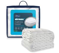 Silentnight Airmax 500 Double Mattress Topper - Thick Deep Fitted Mattress Enhancer with 5cm Thick Cushioning, Mesh Sides to Increase Airflow and Ela