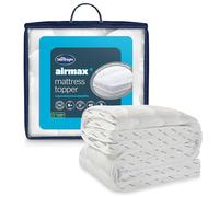 Silentnight Airmax 500 Mattress Topper - Deep Fitted Mattress Enhancer with 5cm Thick Cushioning, Mesh Sides to Increase Airflow and Elasticated Straps, Small Double